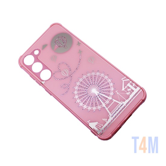 Capa Duro Designer para Samsung Galaxy S23 Plus Rosa